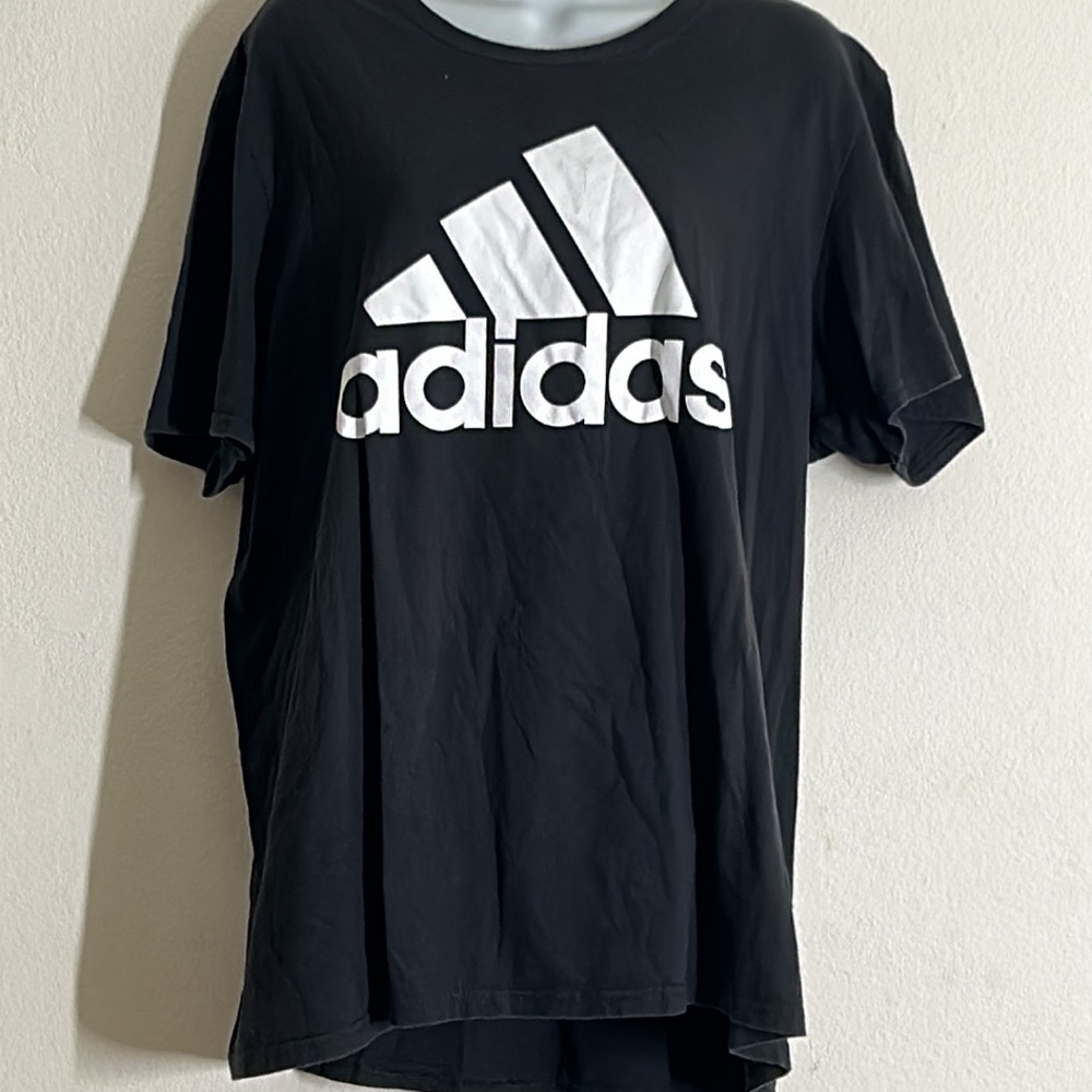 Adidas Men’s Black Short Sleeve Tee.